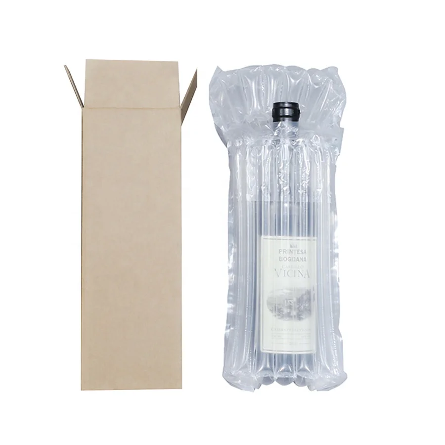 Wholesale Plastic Air Bag for Shipping Protector Bubble AirBaker Air Column Bag For Wine Bottle