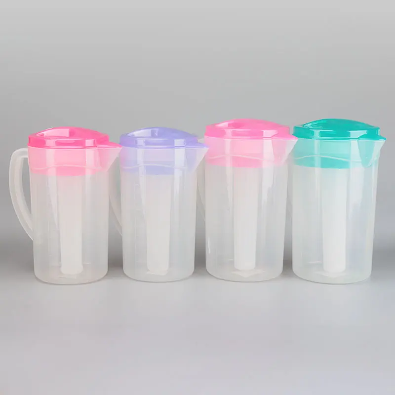 Eversmily  Wholesale Household 2L BPA Free Clear Drink Ware Plastic Kettle Cold Water Juice Bottle Pitcher Summer Products
