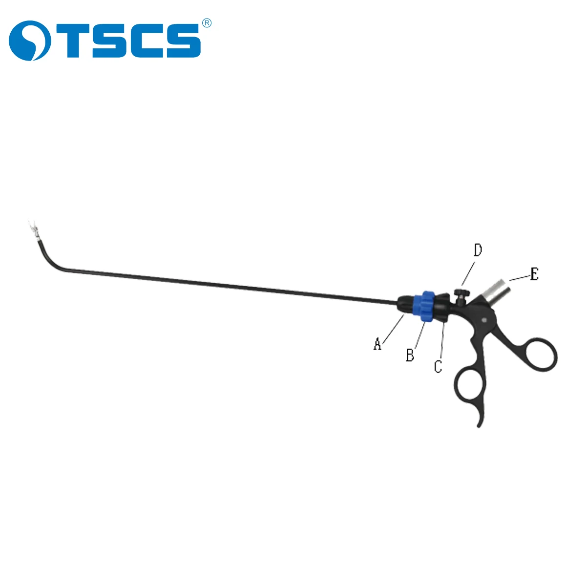 Articulating laparoscopic bipolar forceps single port