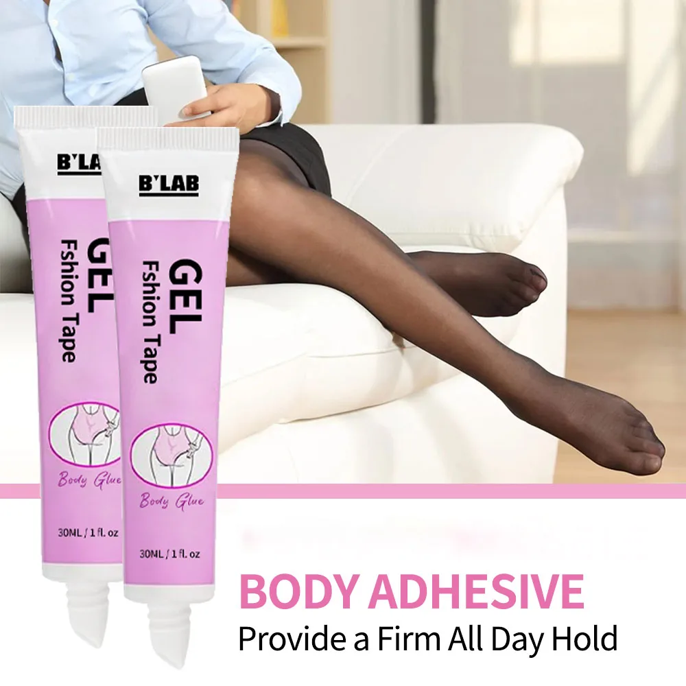 Private Label Body Glue Cloth for Oily Dry Skin Gentle On Body Adhesive Glue Dancers Dress Bra Straps Skin Glue for Body