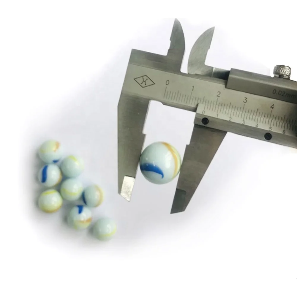 white cream color glass marble ball for children toys