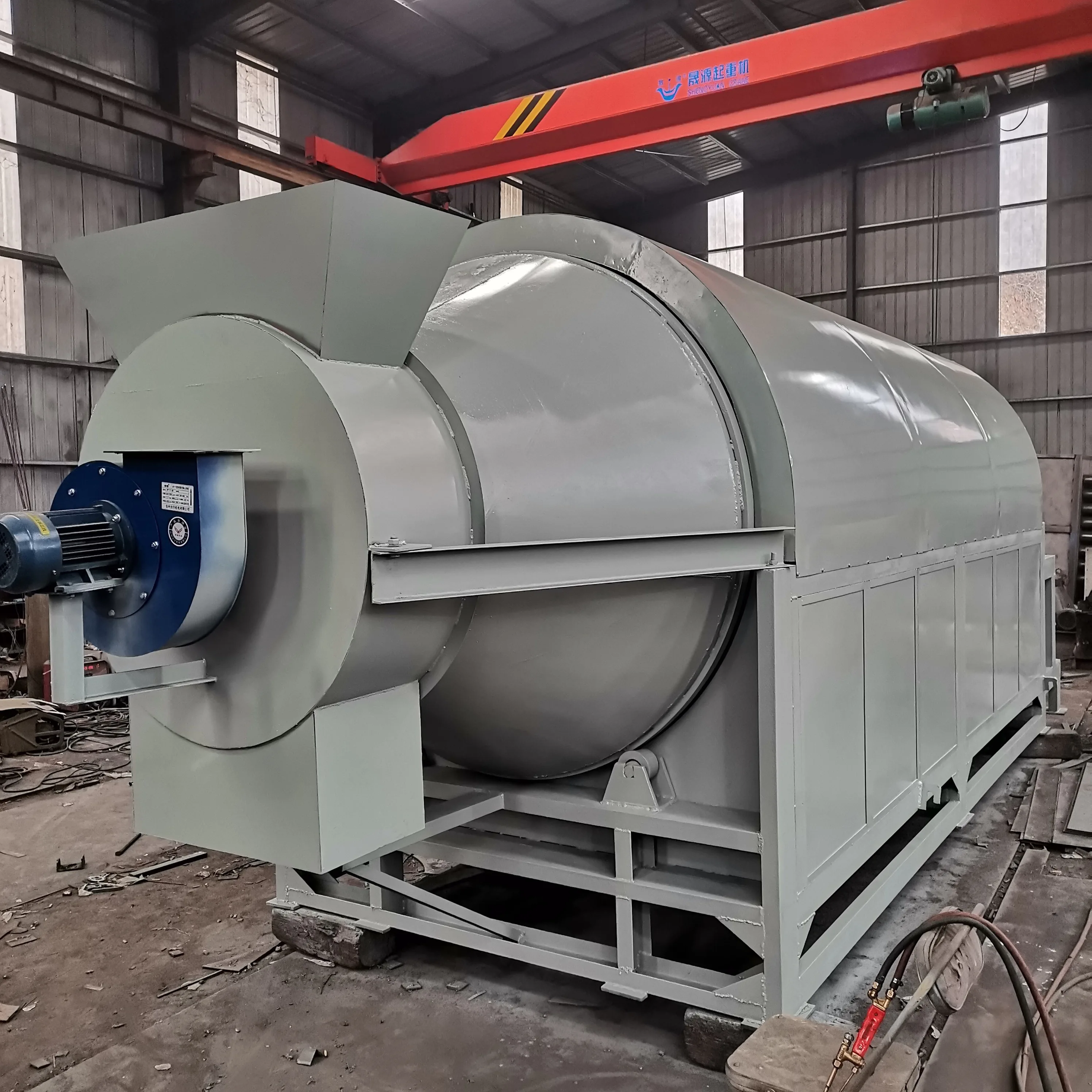  Automatic drum dryer for drying fruit vegetable chips cassava