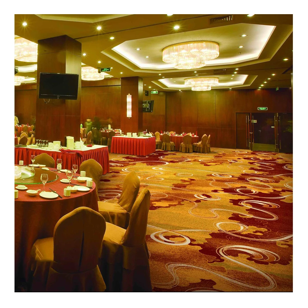 Kaili Luxurious 80% Wool 20% Nylon Axminster Carpet for Hotel Banquet Halls Bedroom Casino Corridor Outdoor Villa Stage