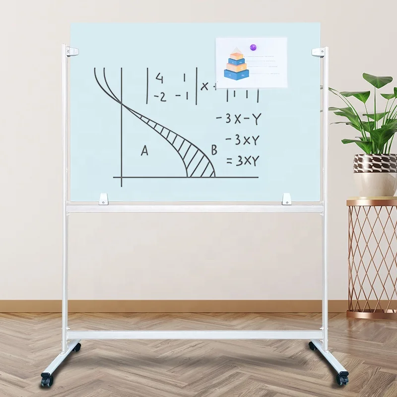 Good Magnetic Tempered Glass whiteboard  stand for office and school