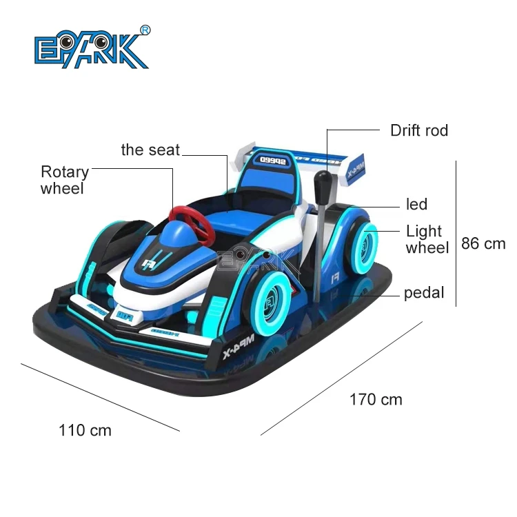China Factory Outdoor Square Amusement Ride Kids Car Game Battery Bumper Car