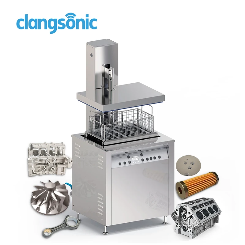 160L 2000W 40kHz 130kHz 80 Metal Engine Gear Parts Industrial Ultrasonic Cleaner