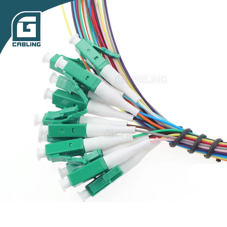 Gcabling ethernet fibre optical optica patch cord SM 1M LZSH LC APC single mode sc pc color pigtails