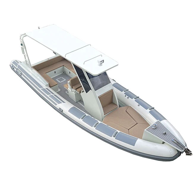 Высокая производительность RHIB 860 алюминиевый корпус для дайвинга орка гипалон надувная