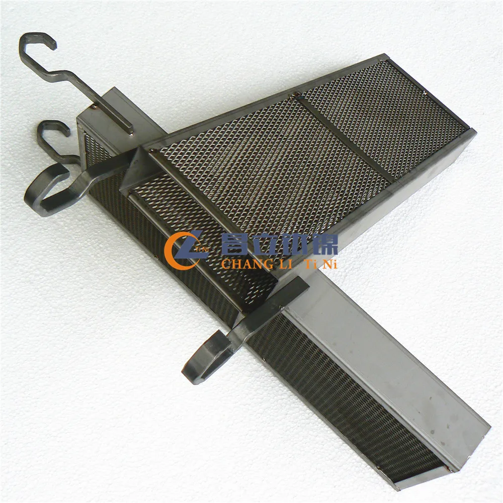 titanium plating basket for hot sale