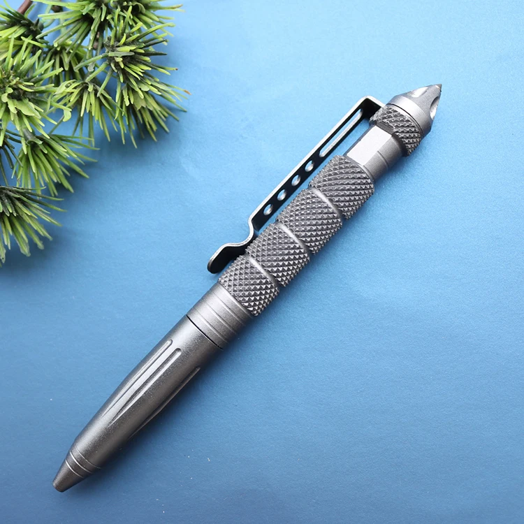 B2 Tungsten Metal Colour Tactical Defense Pen Self-defense Equipment Aviation Outdoor Survival Ballpoint Pens