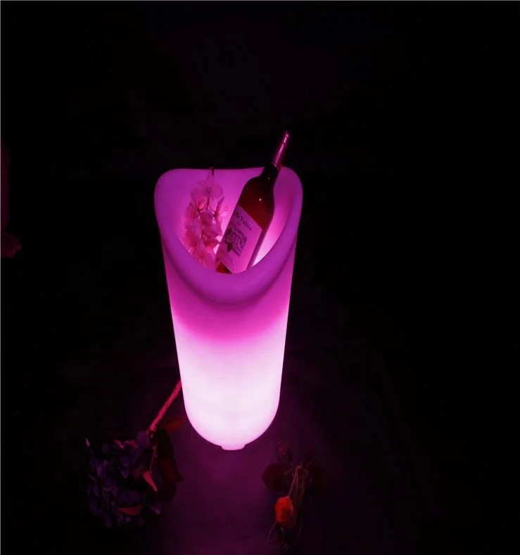 High Quality LED Bar Ware Round Tray Ice Bucket Wine Beverage Cold Beer champagne for Parties/home/bars Outdoor