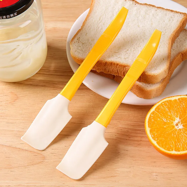 New Coming Non Stick Silicone Stirring Scraper Baking Multifunctional Openable Can Butter Jam Spatula