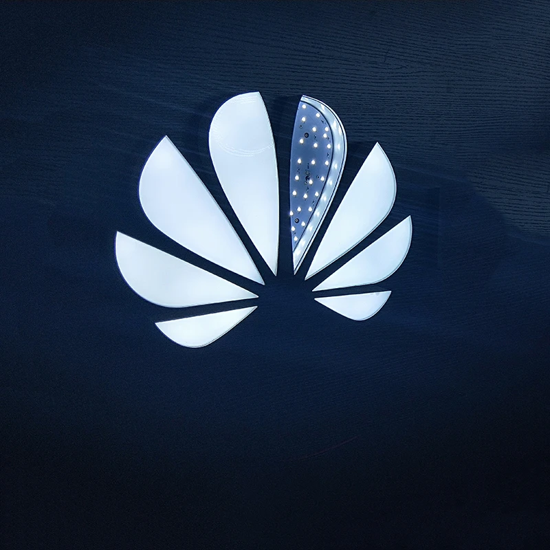 FOG HUAWEI Led Illuminated Advertising Light Electronic Signs Front Lit Signage Outdoor Box Sign Led Light