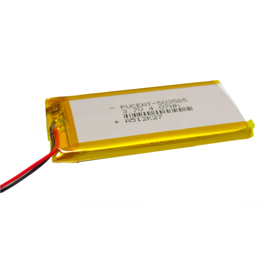 Pucent 1400mah 1100mah RC Lipo Battery 3.7v 503065 503759 Rechargeable Lithium Polymer Battery for ATM POS