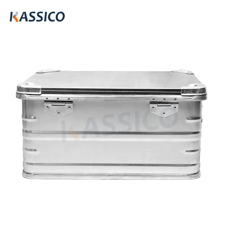 KASSICO Aluminum Storage Case Transport Box For First Responders, Clean Rooms, Hazardous Materials, Lithium Ion Batteries