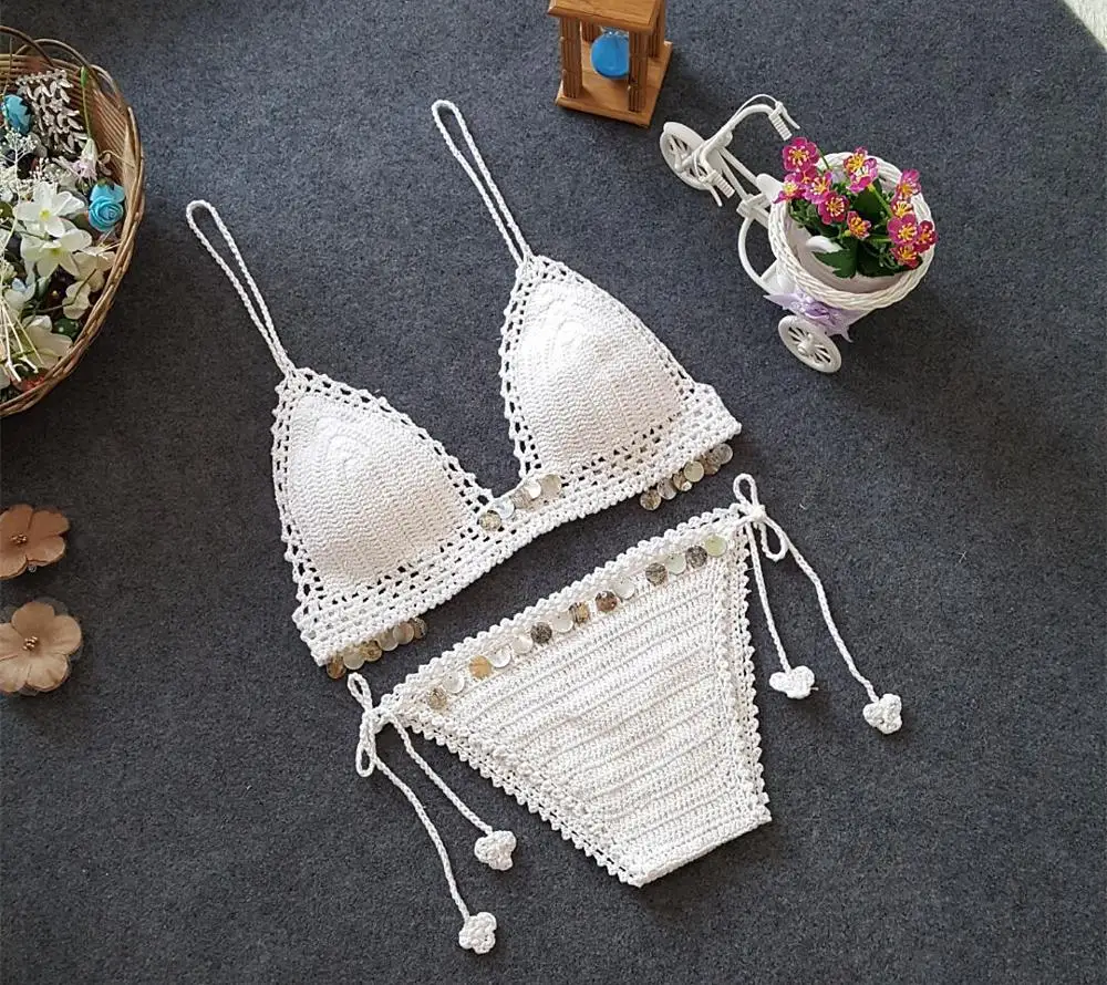 Women Wholesale Digital Print Brazilian Swimwear Crochet Bikini Swimsuit Plus Size Bikini