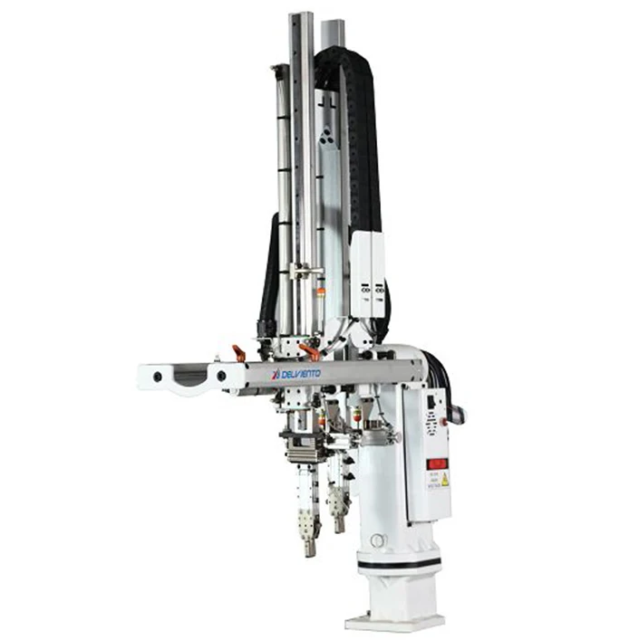 Chinese Industry oblique double arm robotic manipulator industrial injection 3 axis servo collaborative robot arm