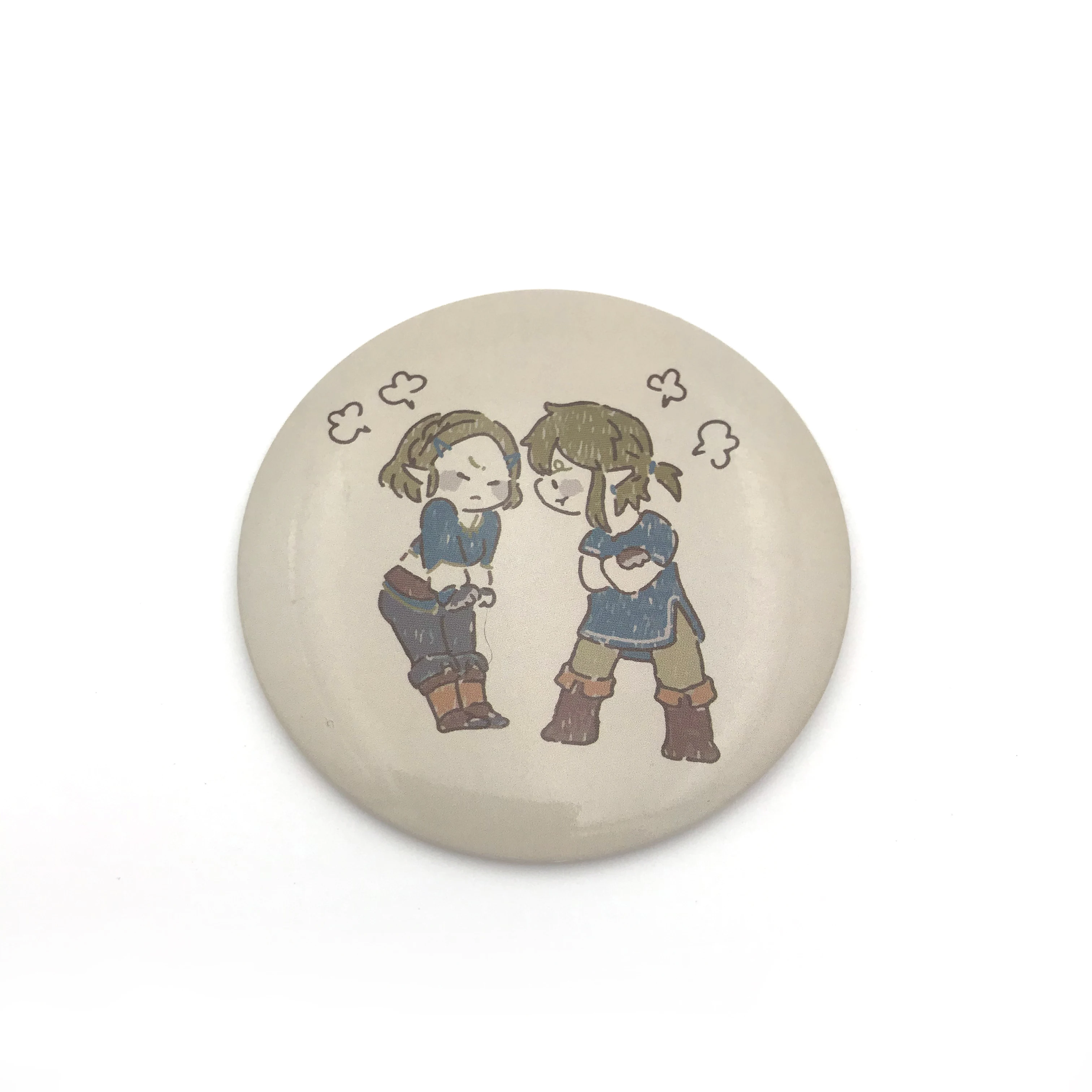 Round Tinplate Compact Mirror with Custom Print Metal Pocket Mirror for Makeup Portable and Perfect for On-the-Go