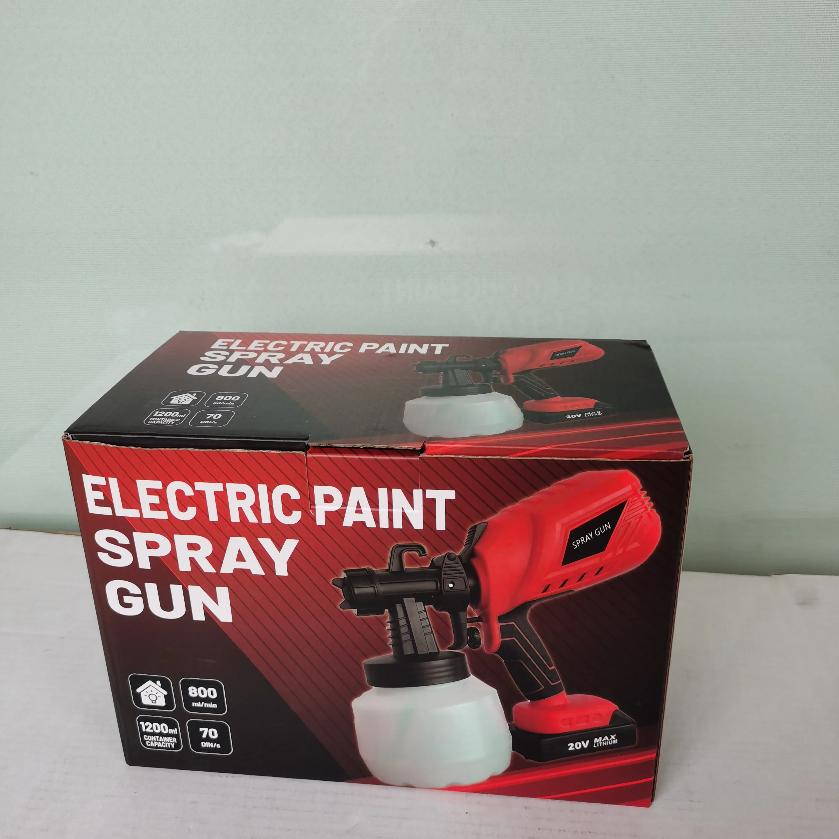 21V 2.0AH HVLP Cordless Portable Battery Power Sprayer Multi Function Electric Hand Held Paint Spray Gun Ningbo manufacture