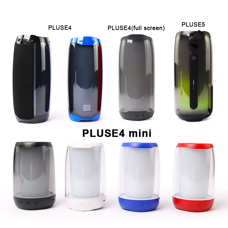 New Arrival Pluse4 Mini Blue Tooth Speaker Jb L Outdoor Wireless Subwoofer Home Speakers With Rgb Colorful Lighting