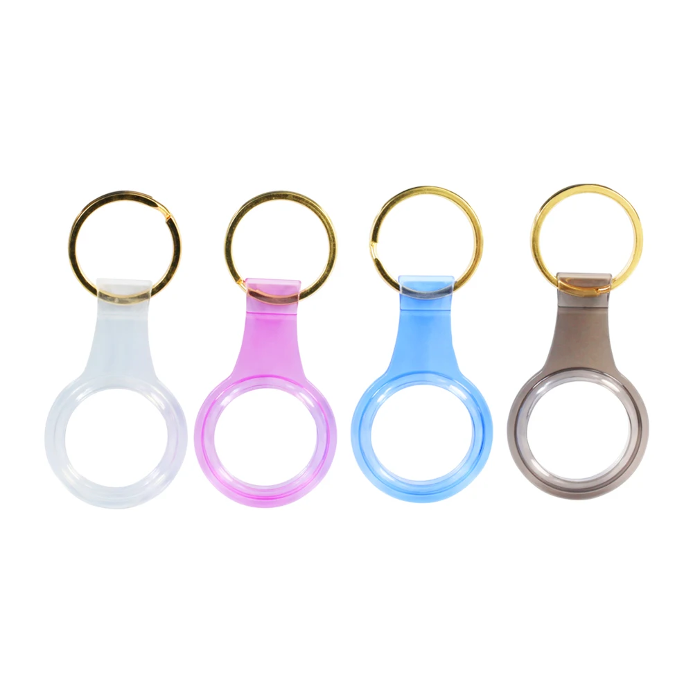 PU TPU Air Tag Protective Case  Beautiful and fun more personality more choices colorful clasp and key chain Cartoon Series