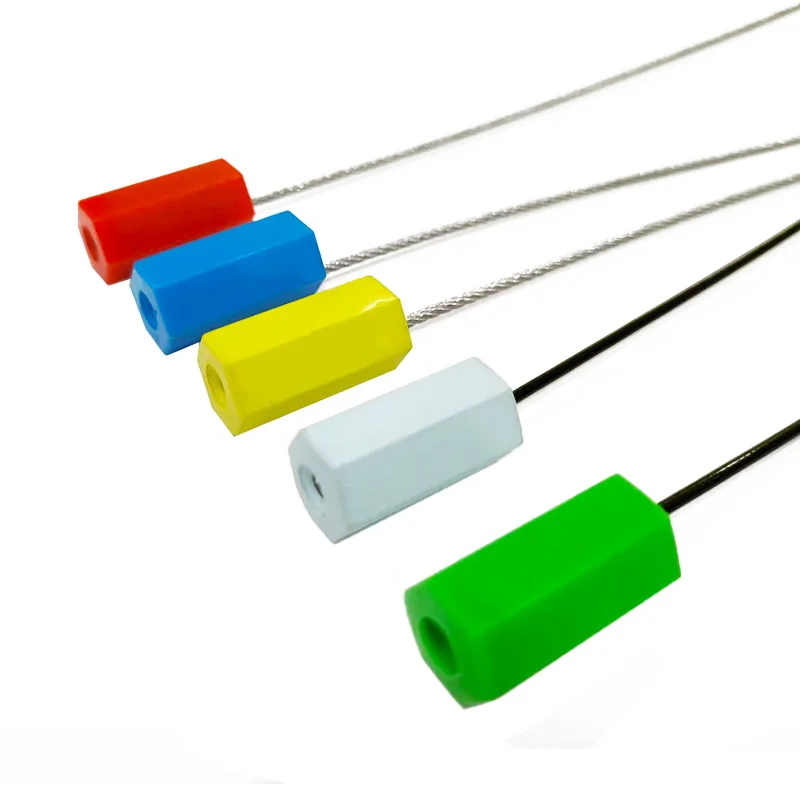 Manufacturer Hot Sell Disposable Custom Logo Security Anti Tamper Proof Hexagon Cable Seal Security Metal Seal