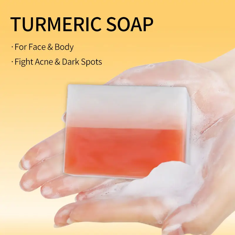 OEM/ODM Pure Natural Turmeric Anti Aging Facial Products Whitening Skincare Anti Acne Turmeric Skin Care Set