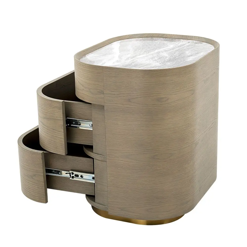 
New Listing High Quality Simple And Modern Simple Art Style Bedroom Set Bedside 