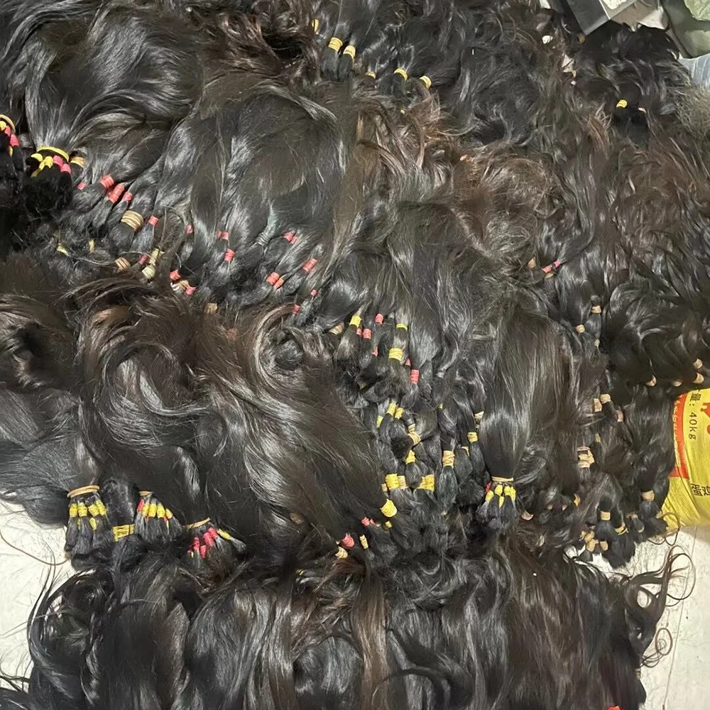 Wholesale Bulk Virgin Human Hair Raw Hair Vendor for Boho Premium Quality Virgin Hair Grade