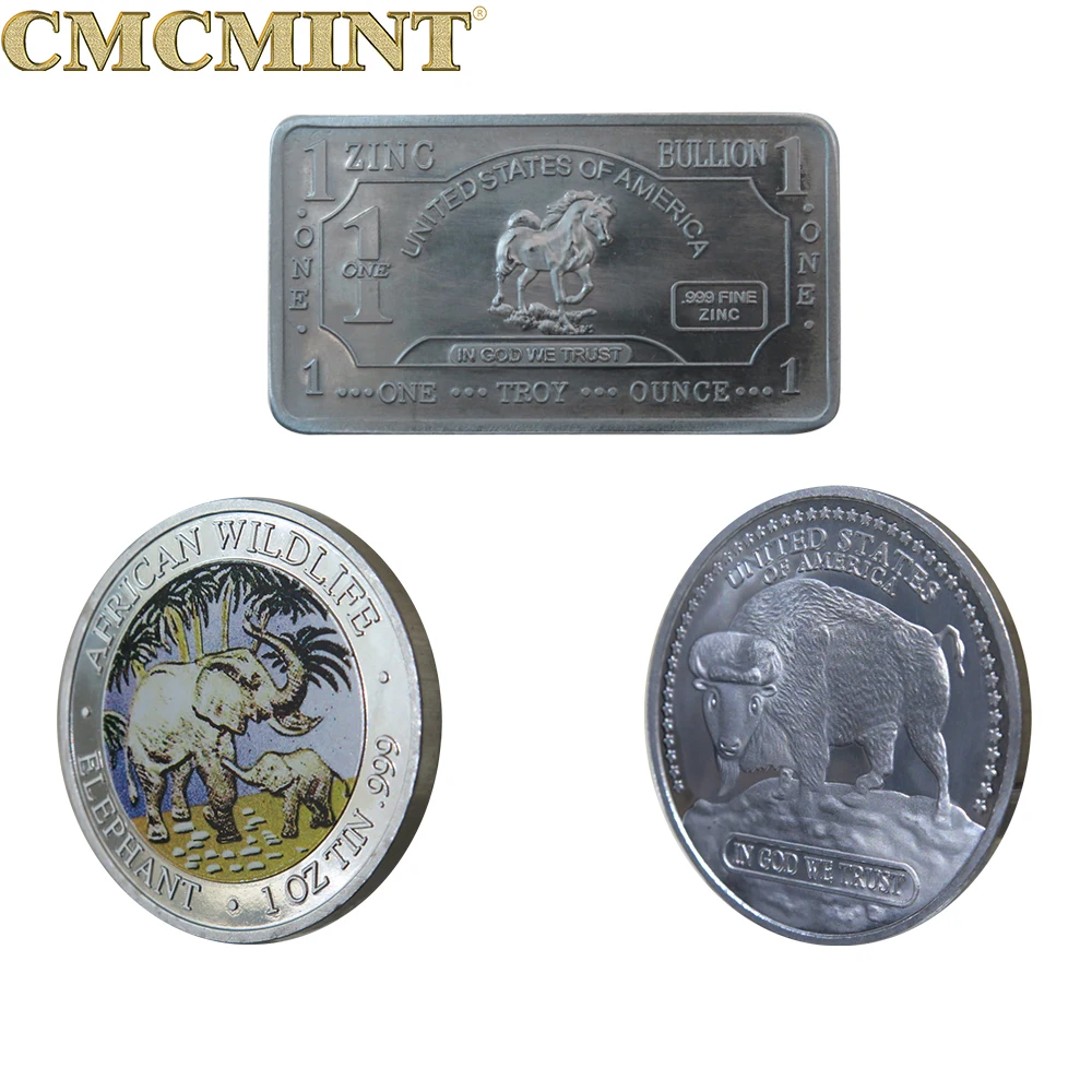 2023 Round Gold Plated Australia Kangaroo Souvenir Metal Coin