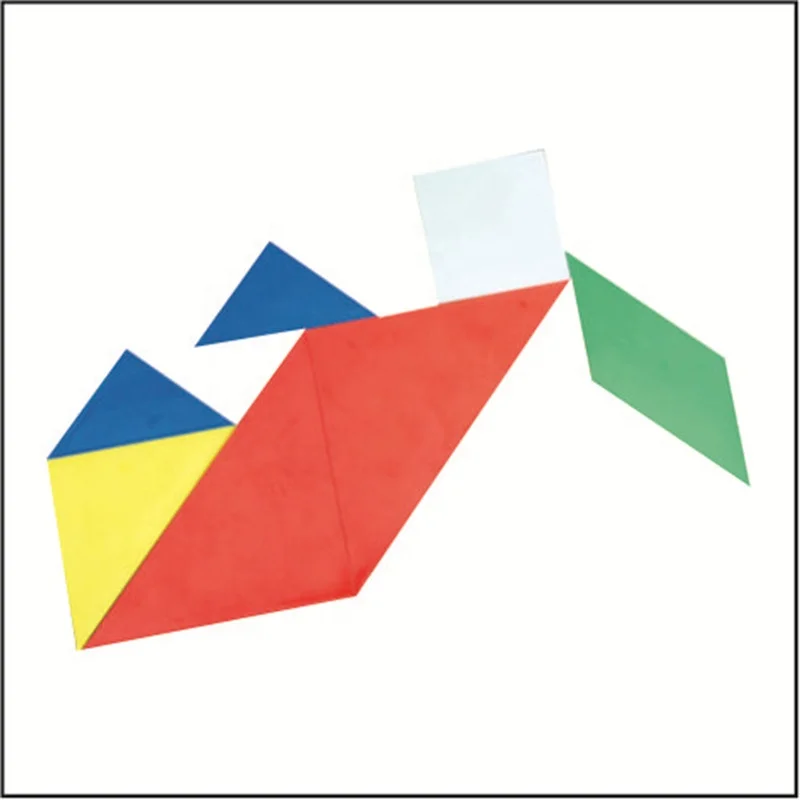 Обучающие пластиковые игрушки-пазлы tangram для