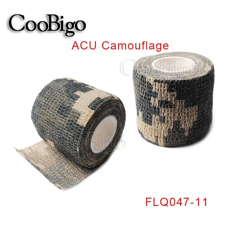 Camouflage Tape Self Adhesive Stealth Camo Tapes Bike Hunting Disguise Bandage Camping Outdoor Accessories