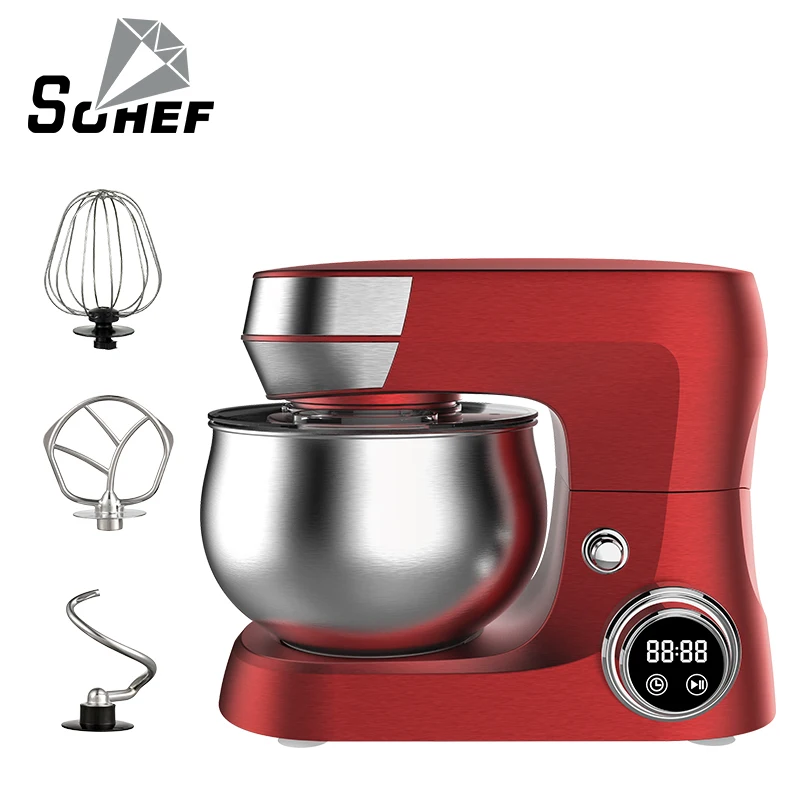 Professional 6 Speed Plastic Housing Food Stand Mixer Multi-Purpose Food Stand Mixer