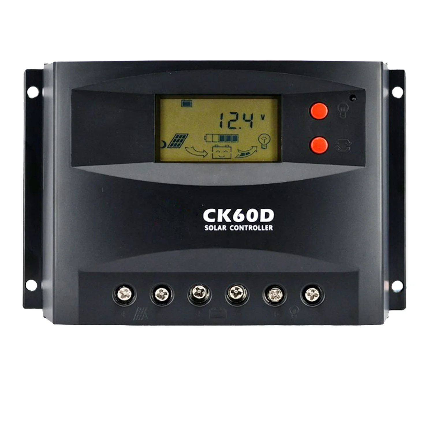 CK30DU-30A 30A-12V/24V auto. PWM Solar Charge Controller Regulator with USB port*2pcs LCD display CE RoHS