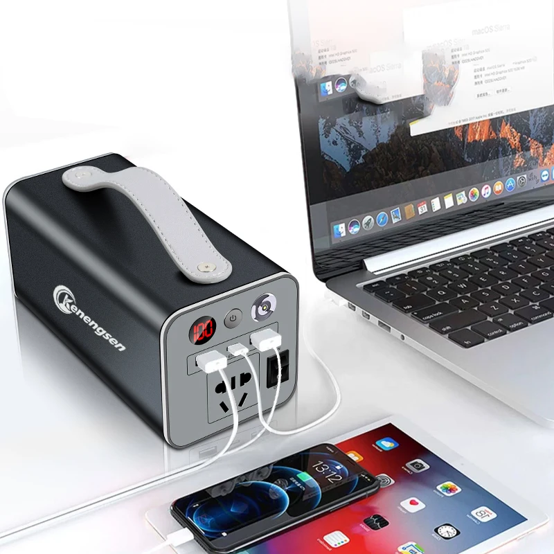 New Arrival Fast Charging Solar Generator PD 180W 300w Solar Power Station Backup Emergency Energy Storage Battery