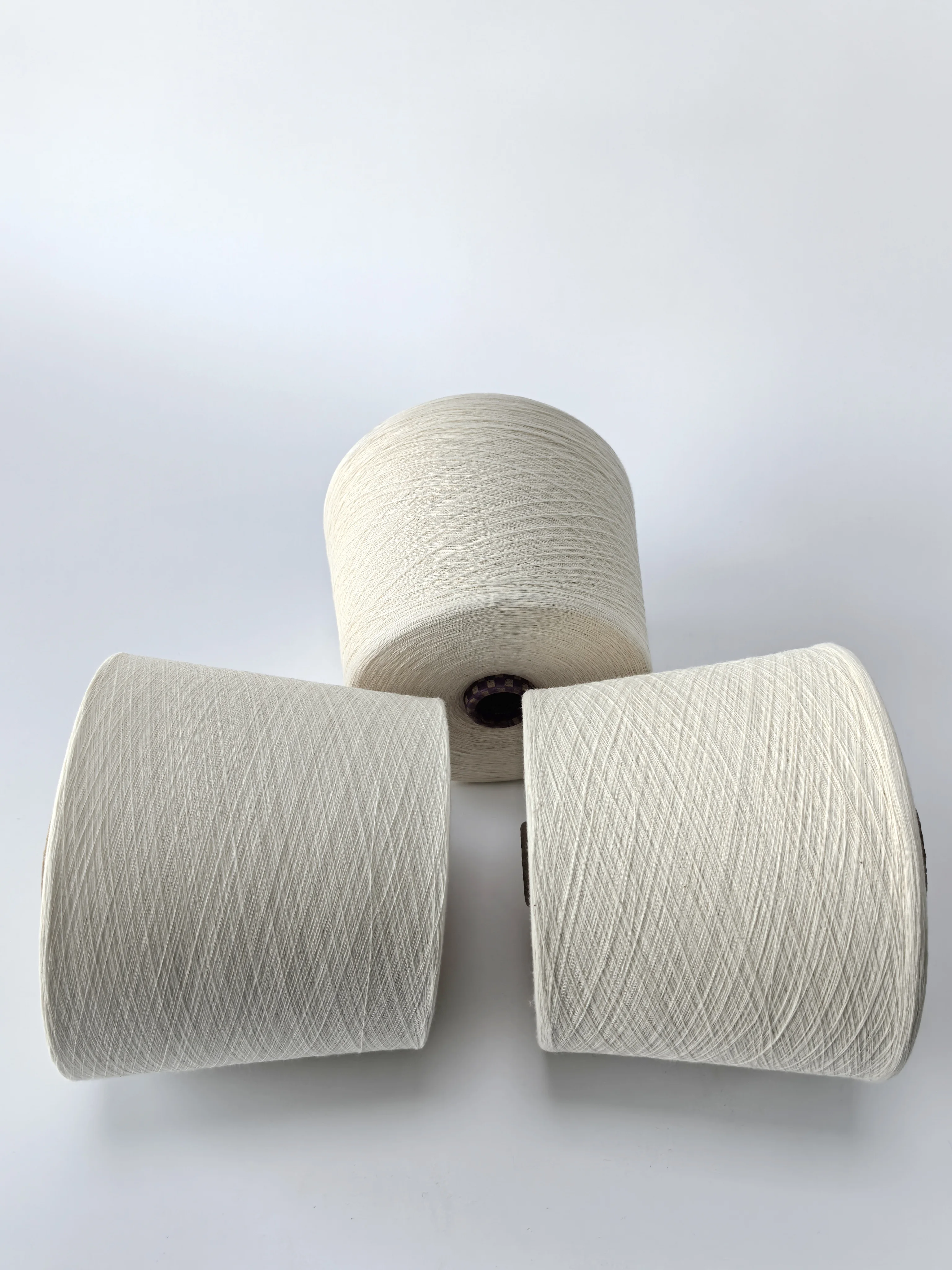 Не50 компактный Siro Spun 20% Kapok Fiber 80% египетская Длинная Хлопчатобумажная смешанная пряжа высокого качества растительная