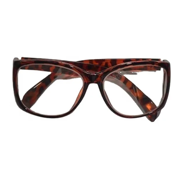 accept short degree added to front glass xray side protection lead glasses anti radiation lead glasses