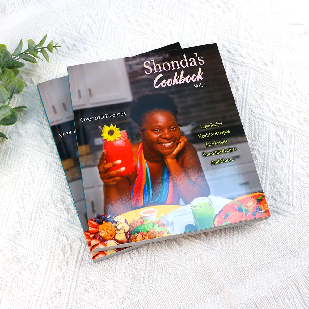 Custom High Quality Full Coloring Hardcover Food Menu/Recipe/Cook Book Printing