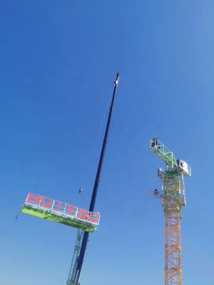 Flat-top topless tower crane max load 8tons