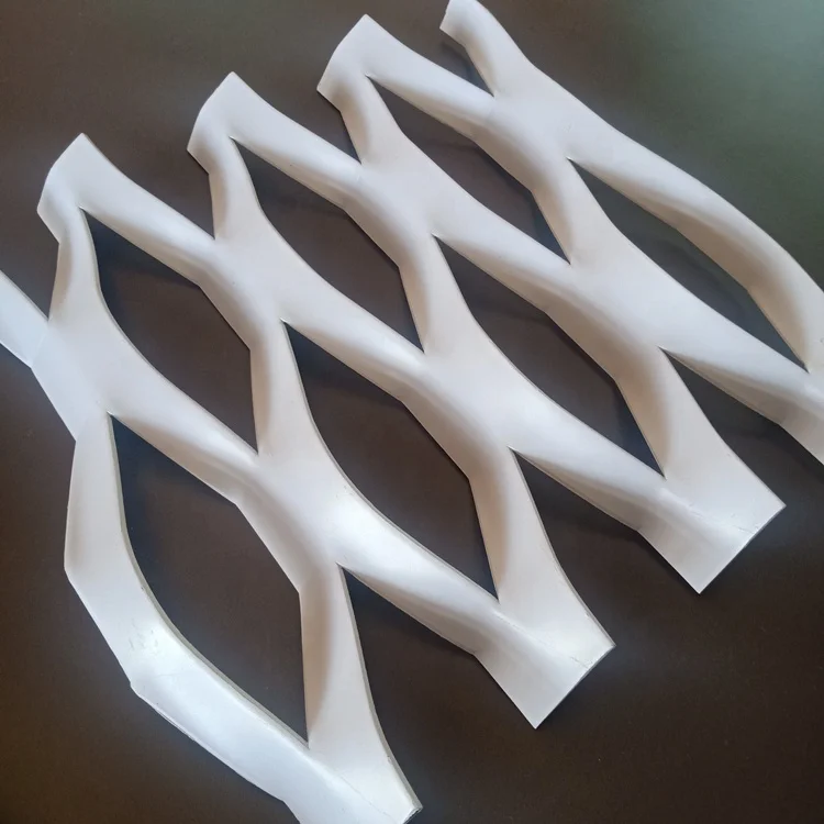 Black Gray silver color aluminium expanded metal wire mesh panel for facade decoration