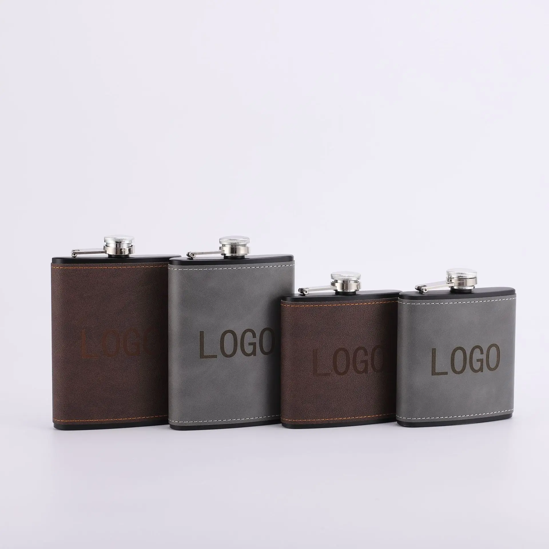 Outdoor portable small wine bottle Russian gift mini wine flask manufacturers wholesale can be customized