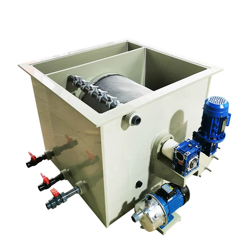 Система рециркуляции аквакультуры Qlozone, вращающийся фильтр для креветочной фермы RAS, барабанный фильтр для морской воды (1600277938197)