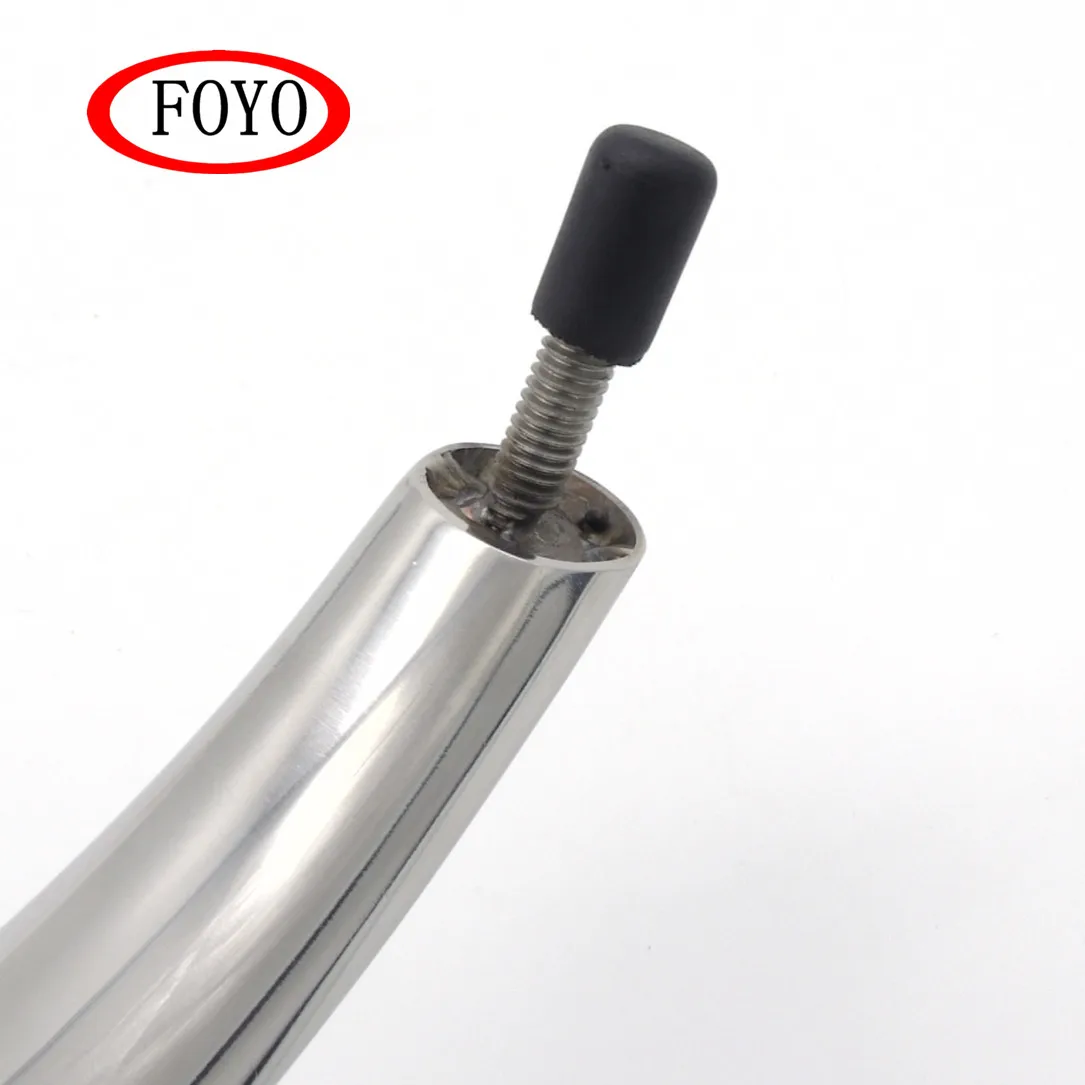 Поручни из нержавеющей стали FOYO зеркальные отполированные овальные поручни 12 дюймов для домов на колесах душевой