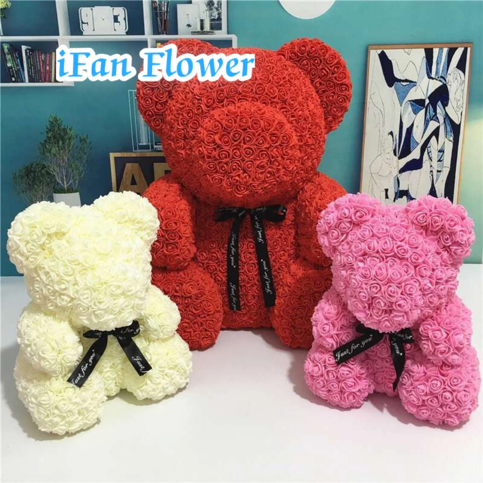 Особый подарок, сохраненная Роза в форме медведя, Вечные цветы, долговечный цветок розы на День святого Валентина