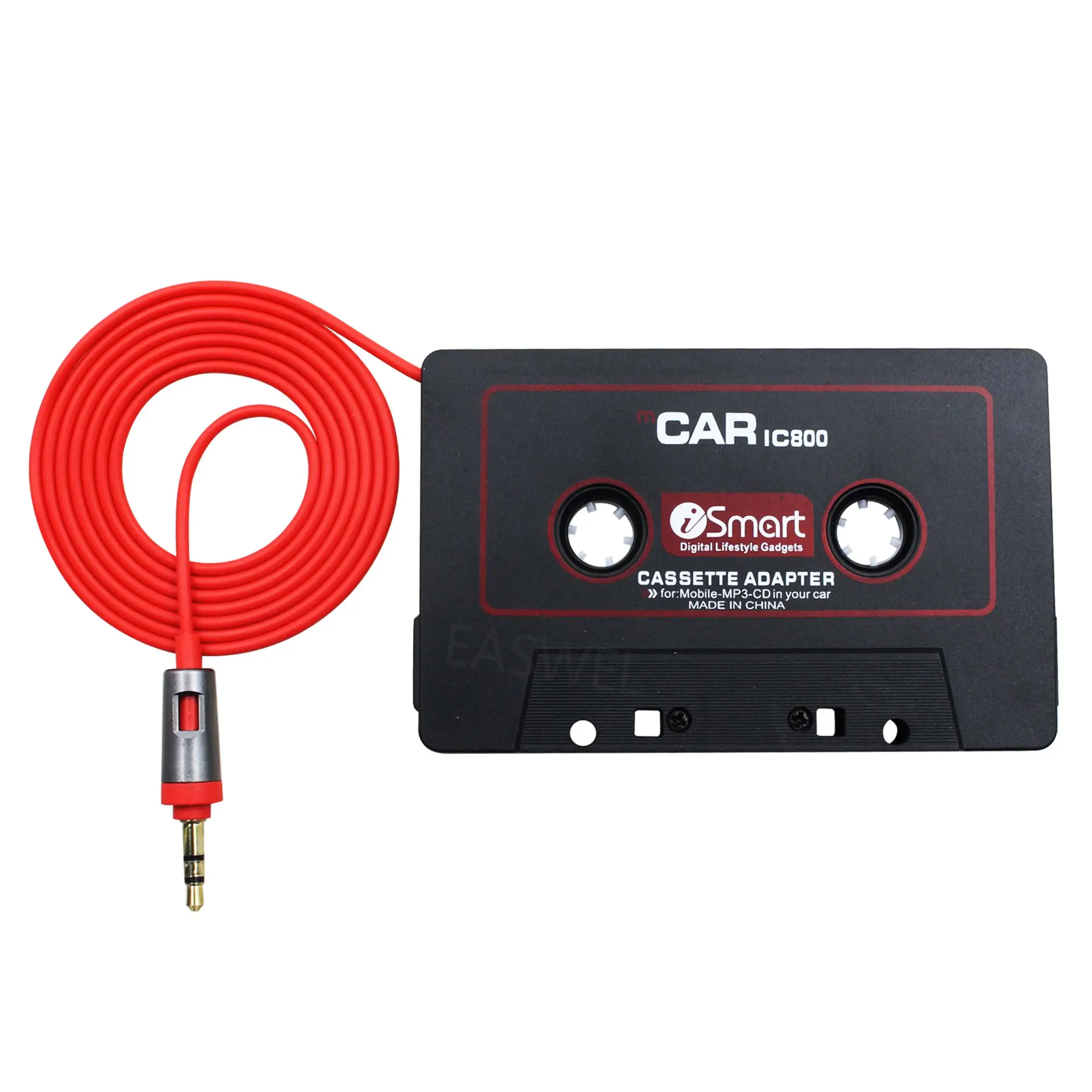 New Car Music Player Cassette Tape Audio 3.5mm Adapter Cable Cord For MP3 Phone