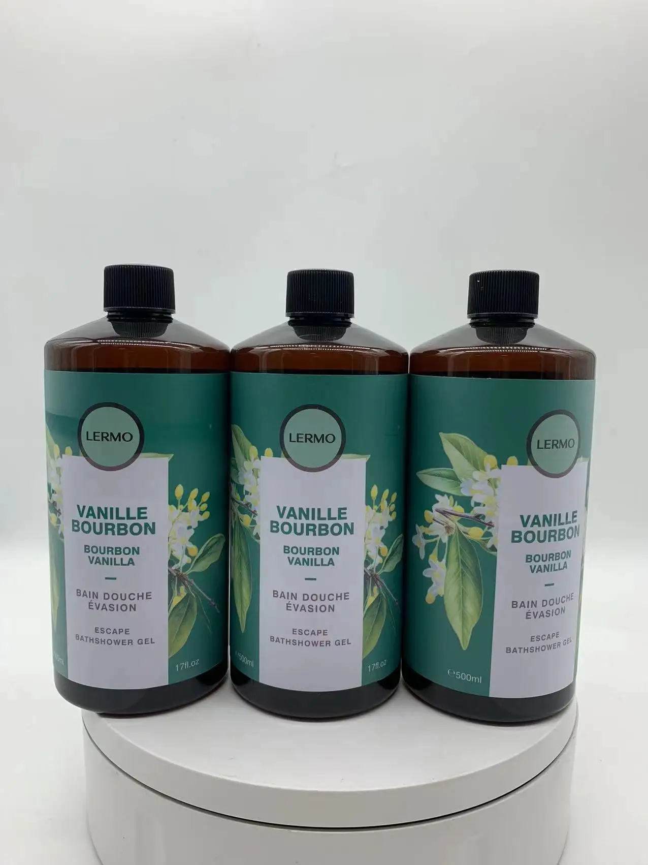 LERMO  OEM/ODM Osmanthus Scented Body Wash  500ml Refreshing Moisturizing Home Use  Body Wash Long Lasting Fragrance Shower Gel