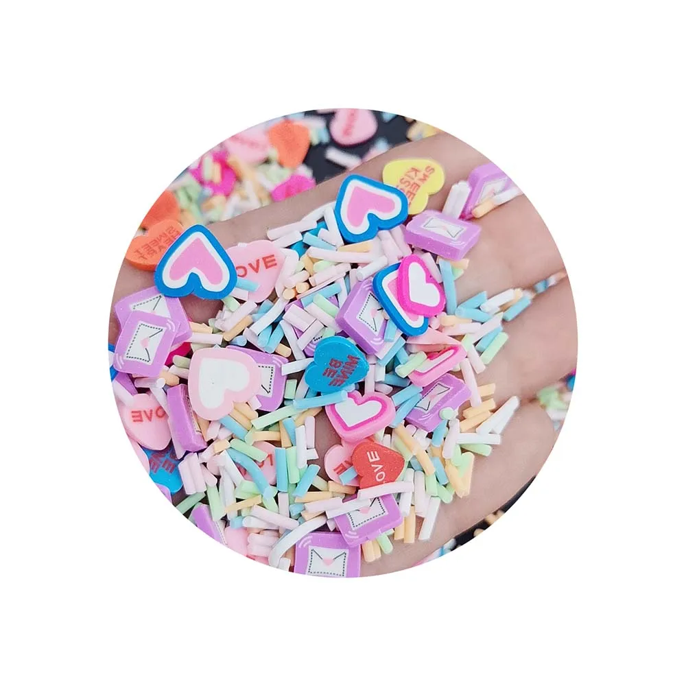 Confetti Love Polymer Clay Mix For a Charming Addition To Enhance Shaker Card