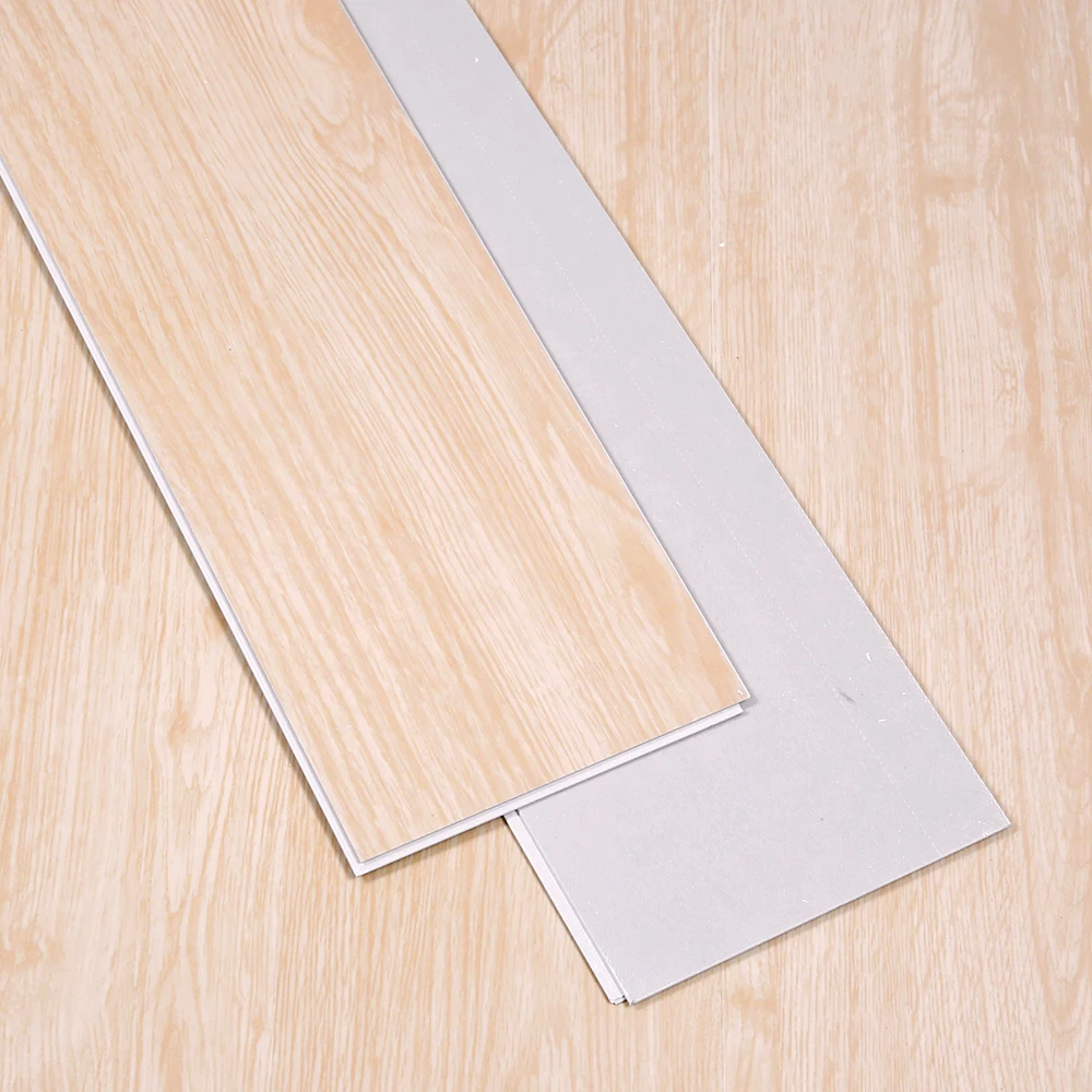 Guangzhou Factory Manufacturer Waterproof vinyl flooring Polyvinyl chloride tile 4 mm SPC PVC home office plastic floor