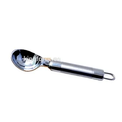 Cooking tools food grade stainless steel ice cream scoop watermelon spoon