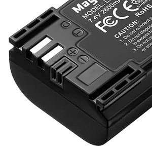 LP-E6 Battery And LED Dual Charger